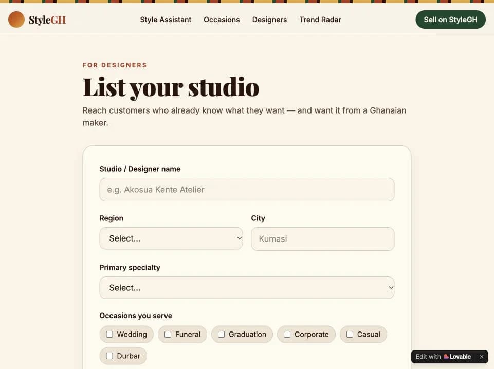 StyleGH  -  actual project preview
